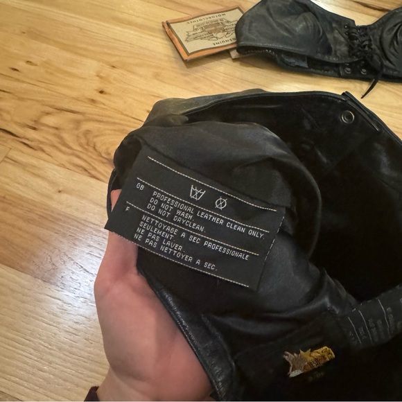 NWT Harley Davidson 100% Leather Corset Bra Top and Shorts Motor Clothes Set - Picture 6 of 16